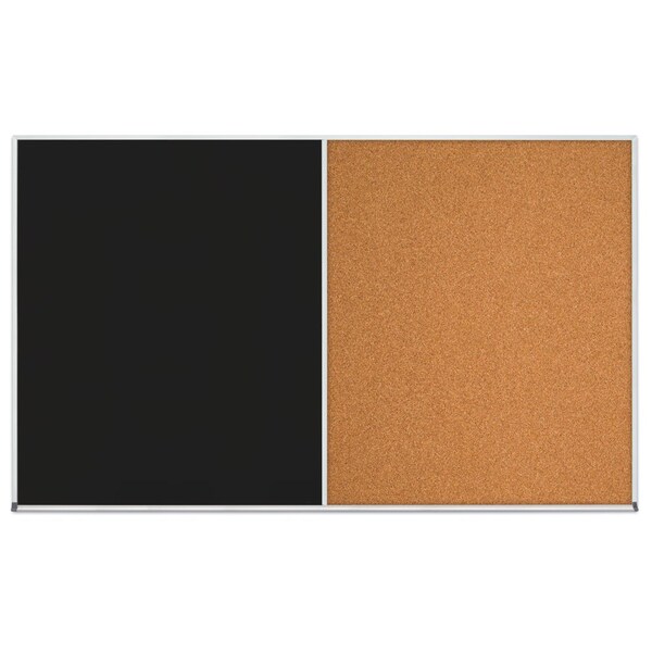 Enclosed Corkboard, 1 Door, 48"x36", 4" Fra